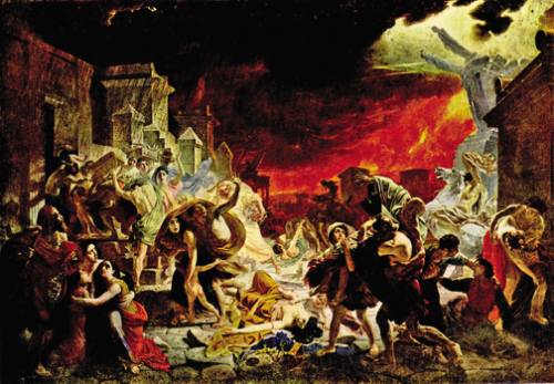 Сочинение по картине Брюллова Последний день Помпеи (описание)