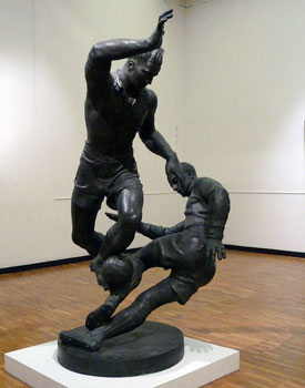 Сочинение описание по скульптуре Чайкова - Футболисты