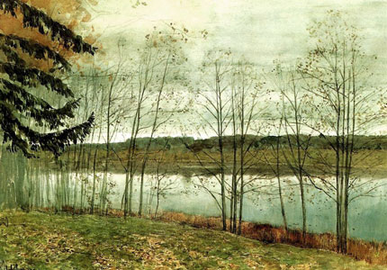 Сочинение по картине Левитана Осень (описание)