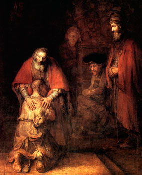 Сочинение по картине Рембрандта Возвращение блудного сына (описание)